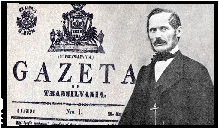 20 Octombrie 1840 – George Barițiu scria în “Gazeta Transilvaniei” despre cenzura ziarelor românești