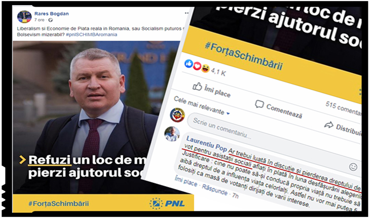 Sloganurile tembele ale lui Rareș Bogdan nasc idei și mai tembele: "Ar trebui luată în discuție și pierderea dreptului de vot pentru asistații sociali", Foto: Facebook / Rarș; Bogdan
