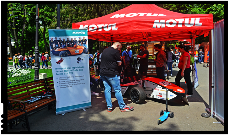 Studenții ieșeni de la T.U.Iasi Racing Team, o prezență inedită de Ziua Tatălui