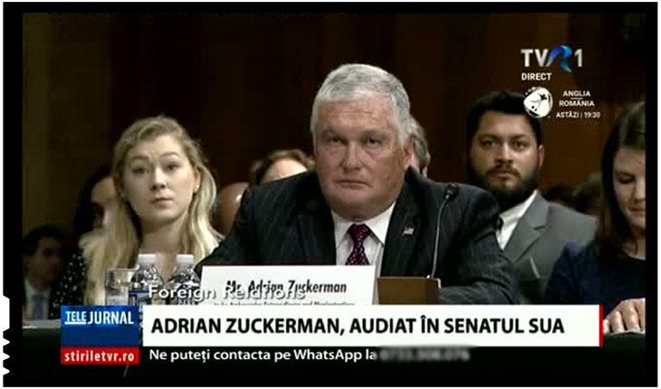 România nu are voie să aibă un ambasador american pro român?, Foto: TVR 1