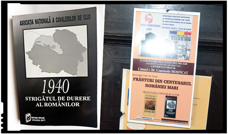 Invitație la lectură: "1940 Strigătul de durere al românilor"
