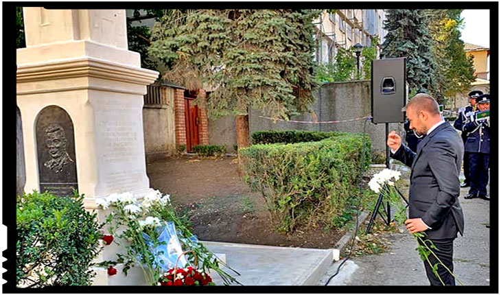 Daniel Gheorghe a fost la Chișinău la inaugurarea unui monument în memoria unei biserici românești distruse de sovietici, Foto: Facebook / Daniel Gheorghe