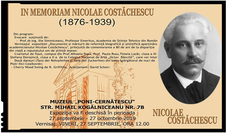 Manifestare omagială la Iași dedicată lui NICOLAE COSTĂCHESCU