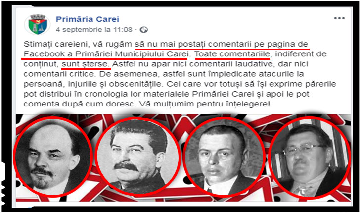 Urmașii lui Bela Kun reinventează cenzura bolșevică la CAREI!?