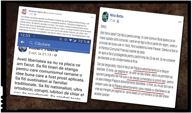 Boicotul împotriva eMAG se extinde și asupra Papaya Advertising! Românii revoltați de cuvintele lui Robert Tiderle, fondatorul Papaya Advertising