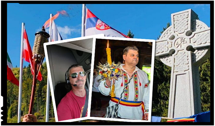 Români datorită cărora vor prinde viață cele 150 de torțe de la Valea Uzului, Foto: Facebook / Mihai Tîrnoveanu