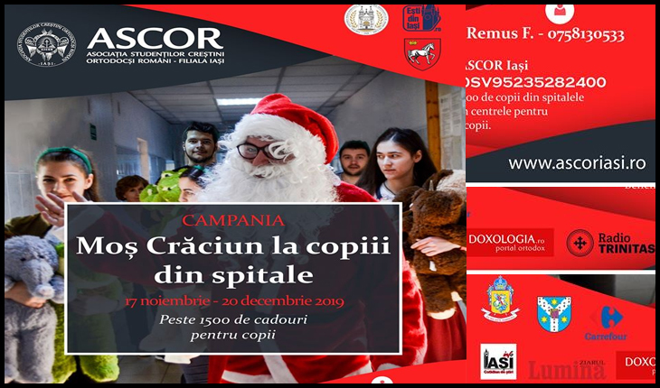 ASCOR Iași ajută și în acest an niște copii aflați în suferință să zâmbească de Crăciun, Foto: Facebook /ASCOR Iași