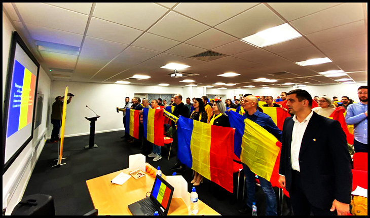 Alianța pentru Unirea Românilor (AUR) și-a constituit prima filială din străinătate în Anglia, la Wolverhampton