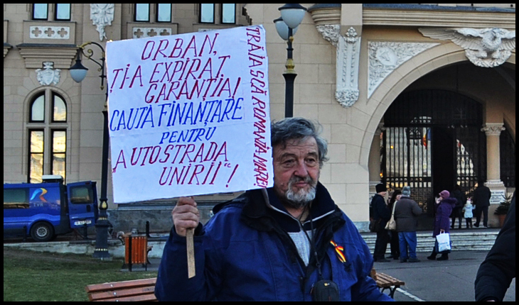 Protest la IAȘI împotriva lui Ludovic Orban, 24 Ianuarie 2020 