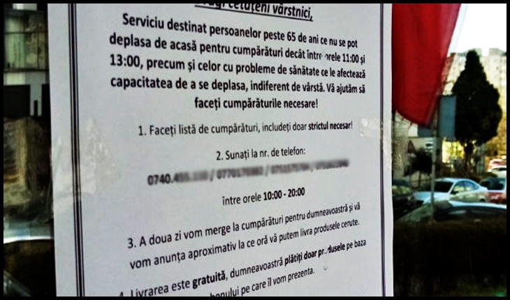 O idee inedită în sprijinul bătrânilor la Cluj-Napoca: cumpărături cu livrare gratuită pentru persoanele în vârstă, Foto: comunitateaidentitara.com