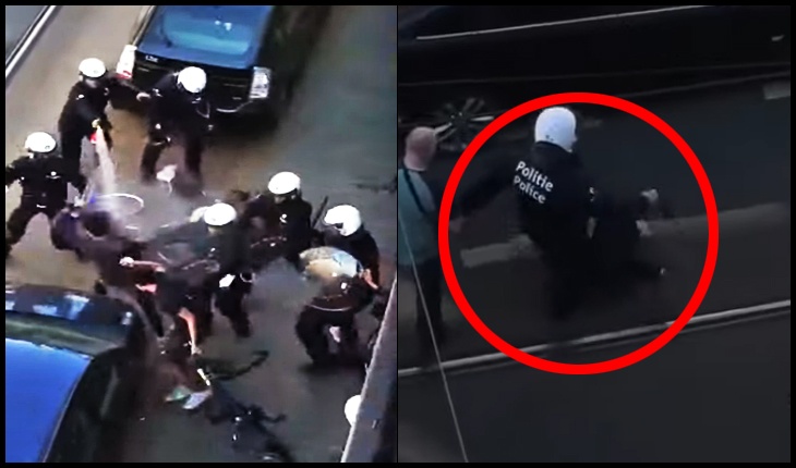 (VIDEO) Proteste violente în Belgia după ce un tânăr pe scooter urmărit de poliție, a murit într-un accident rutier, Foto: captură youtube