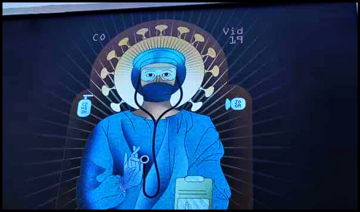 Campanie stradală neinspirată, sau blasfemie intenționată?, Foto: captură facebook