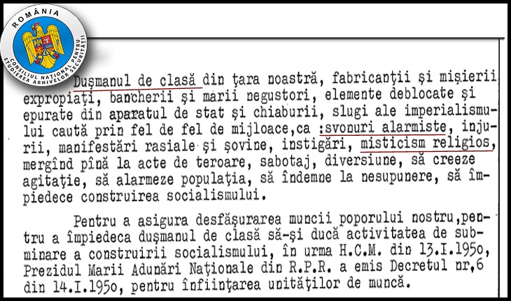 Șocant! Ordinul împotriva „dușmanului de clasă” din 3 aprilie 1950, ciudat de asemănător cu ideile „progresiste” de azi