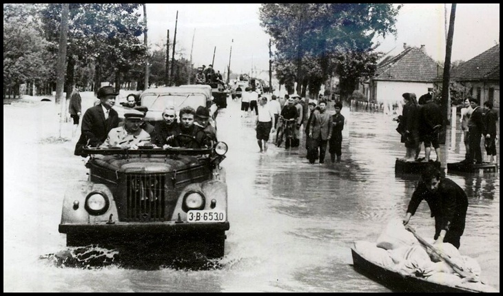 12 mai 1970: 50 de ani de la inundaţiile care au devastat peste 1.500 de localități din România, Foto: Fototeca online a comunismului românesc, photo #E549, 1/1970