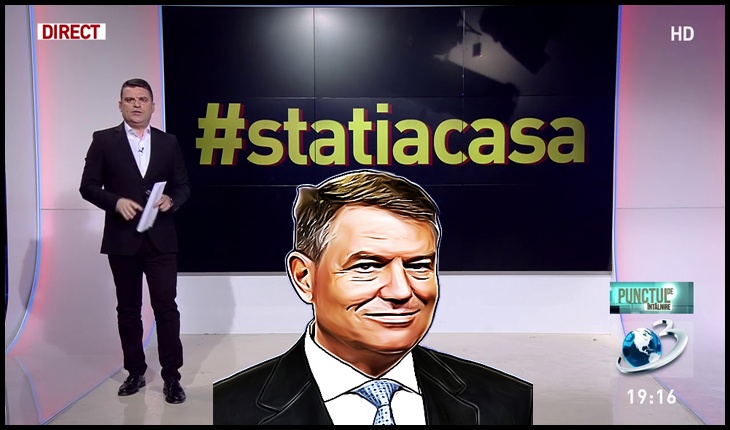 STAȚI ÎN CASE! Lăsați-ne să furăm liniștiti!, Foto original: captură Antena 3