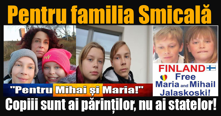 Proteste pe 8 și 9 august pentru Mihai și Maria, copiii Cameliei Smicală