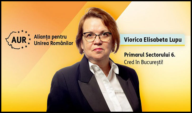 Viorica-Elisabeta Lupu va candida pentru funcția de Primar al Sectorului 6