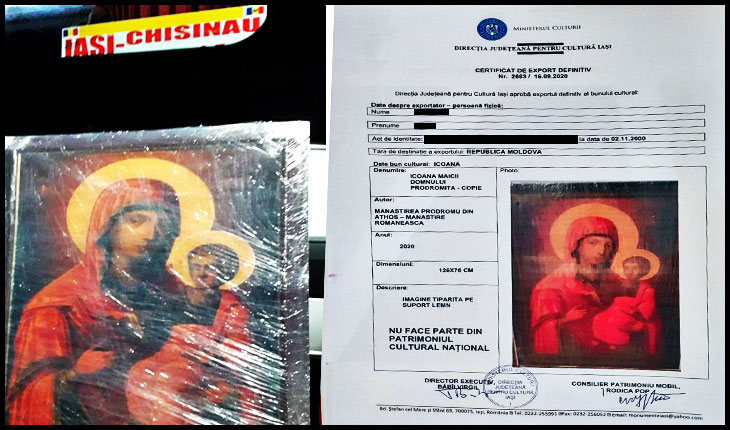 Un grup de patrioți împarte Icoana Maicii Domnului Prodromiţa, românilor din comunitățile istorice