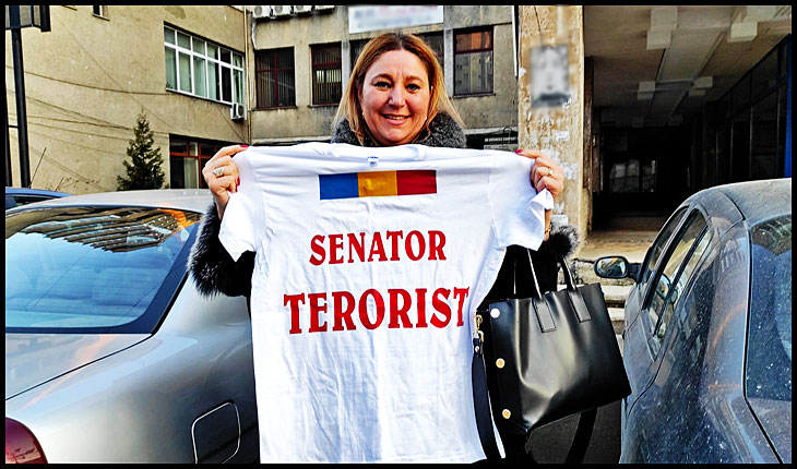 Diana Iovanovici Șoșoacă: "MĂ DECLAR UNICUL SENATOR TERORIST DIN PARLAMENTUL ROMANIEI!", Foto: © Glasul.info