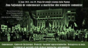 14 mai – în Piața Revoluției! Martirii temnițelor comuniste vor fi comemorați și anul acesta!