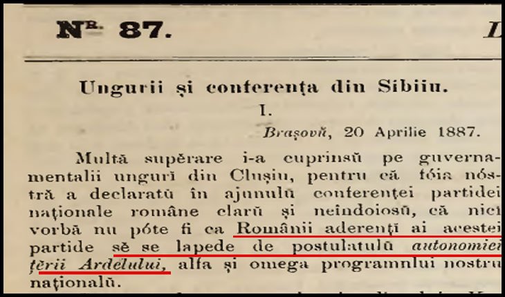 3 Mai 1887: Câtă toleranță aveau ungurii față de pretențiile de autonomie ale românilor din Ardeal?