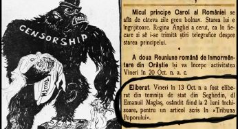13 Octombrie 1899 – Jurnalistul Emanuil Maglaș de la ziarul TRIBUNA POPORULUI din Arad – a fost eliberat din temnița de stat din Seghedin