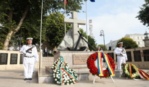 Doar două partide au mai omagiat eroii marinari la Constanța: S.O.S România și PNL, Foto: Facebook / Consiliul Județean Constanța