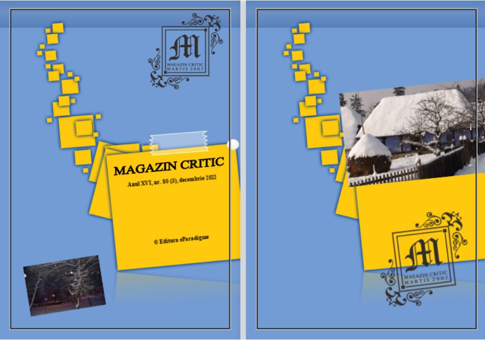 Echipa noastră va publica curând numărul 80 al revistei MAGAZIN CRITIC!