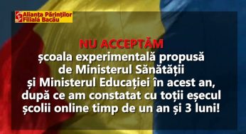 Alianța Părinților: Scrisoare către Colegiul Național Școala Centrală / Protest