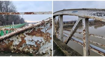 Podul de peste Jiu, celebru pentru felul în care a fost apărat în Primul Război Mondial, este astăzi exemplu de iresponsabilitate a autorităților