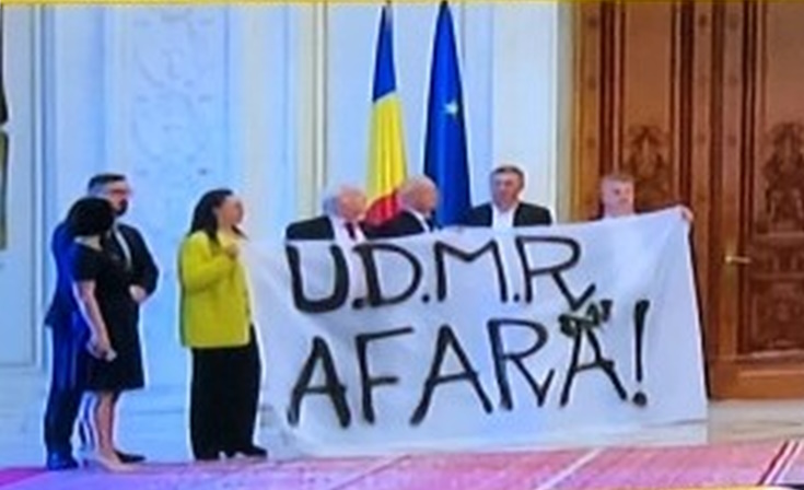 AUR susține fix ceea ce-și dorește UDMR-ul: "Reorganizarea teritorial-administrativă a țării", Foto: captură video TV