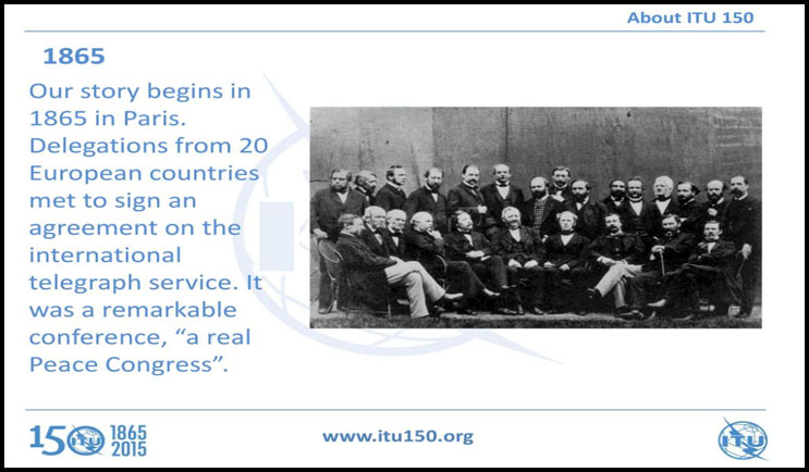 27 iulie 1865 - România adera la Convenția telegrafică internațională de la Paris, Foto: ITU