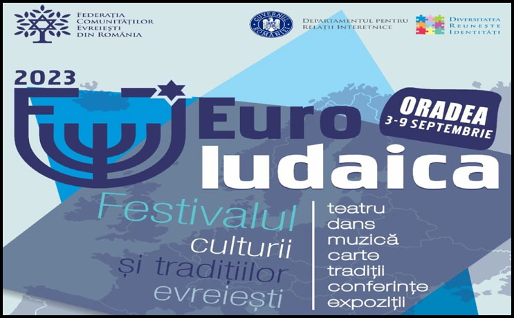 Între 3-9 septembrie 2023, Oradea a celebrat cultura și tradițiile evreiești în cadrul Festivalului Internațional Euroiudaica, Foto: Facebook / Primăria Oradea