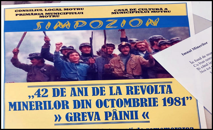 19 Octombrie 1981 - Revolta minerilor de la Motru - "Greva Pâinii", Foto: Facebook / Cosmin Morega
