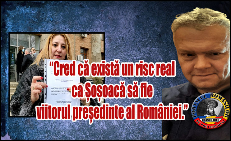 Robert Veress: "Cred că există un risc real ca Șoșoacă să fie viitorul președinte al României"