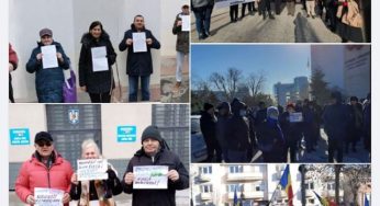 Urmașii românilor expulzați în 1940 au protestat la nivel național