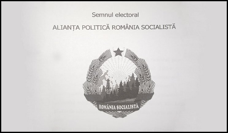 O alianță politică a reușit să înregistreze la BEC stema României socialiste ca semn electoral