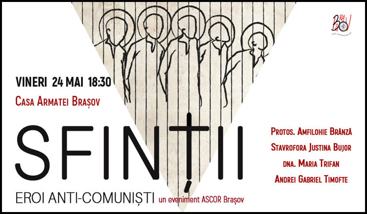 24 Mai - Conferință la Brașov: "Sfinții eroi anti-comuniști" , Foto: Facebook / ASCOR Brașov