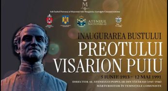 12 Mai 2024 – La Iași avut loc inaugurarea bustului preotului Visarion Puiu