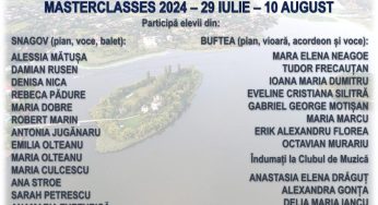 Lansare înscrieri pentru masterclasses 2024