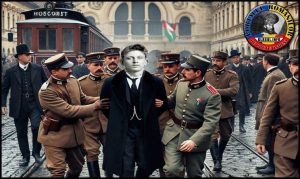 2 Ianuarie 1910 -  Octavian Goga e arestat în Budapesta, pe când voia să plece în străinătate, și e dus sub escortă la Cluj în arest preventiv