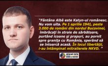 Valeriu Munteanu, deputat AUR: "Fântâna Albă este Katyn-ul românesc. Nu vom uita"