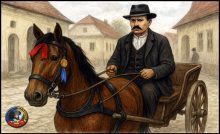 3 Iulie 1910 - Român amendat de unguri pentru că pe harnașamentul calului erau prezente cele trei culori ale tricolorului românesc