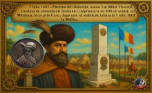 7 iulie 1601 - Pornind din Debreţin, oastea lui Mihai Viteazul împreună cu cei 800 de soldaţi lui Mihalcea, trece prin Carei, după care îşi stabileşte tabăra la 7 iulie 1601 la Moftin