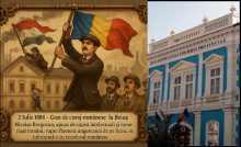 2 iulie 1888 - La Beiuș elevul Nicolae Borgovan, ajutat de câțiva intelectuali și meseriași români, rupse flamura ungurească de pe liceu, înlocuind-o cu tricolor românesc