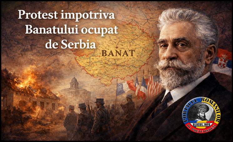 21 februarie 1919 - Ion I. C. Brătianu informa Franța și SUA că trupele sârbe continuă să ocupe o parte din Banat, unde se dedau la acte de violenţe şi de intimidare împotriva populaţiilor ostile dominaţiei Serbiei