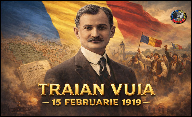 15 Februarie 1919 - Traian Vuia a precizat că Banatul Timişan "făcând parte din România transcarpatică trebuie sa intre pe bună dreptate în întregime în marea Românie"