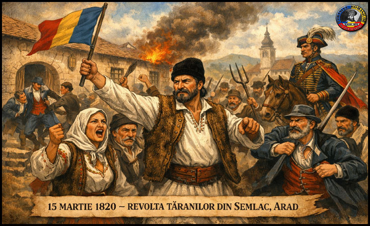 15 Martie 1820 – Revolta țăranilor români din Semlac, Arad