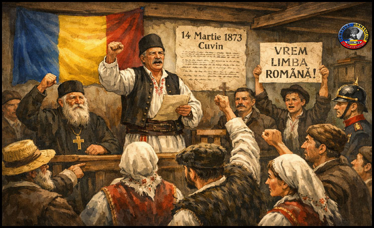 14 martie 1873 - Glasul românilor din Cuvin împotriva maghiarizării administrative