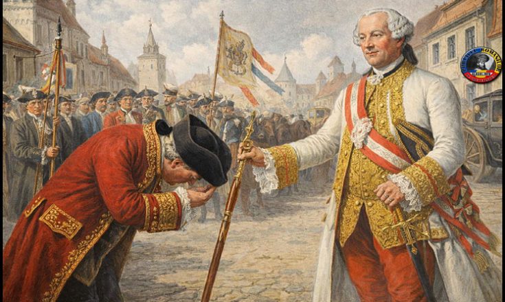 16 Aprilie 1761 - Magistratul Bistriţei hotăreşte să se recomande graţiei nou numitului comandant general în Ardeal, baronului Adolf Bucov